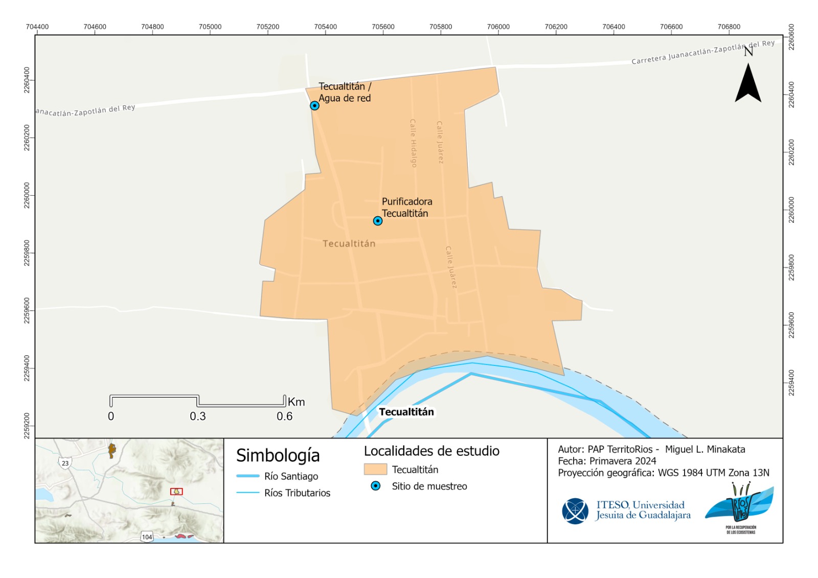 Mapa de Tecualtitán